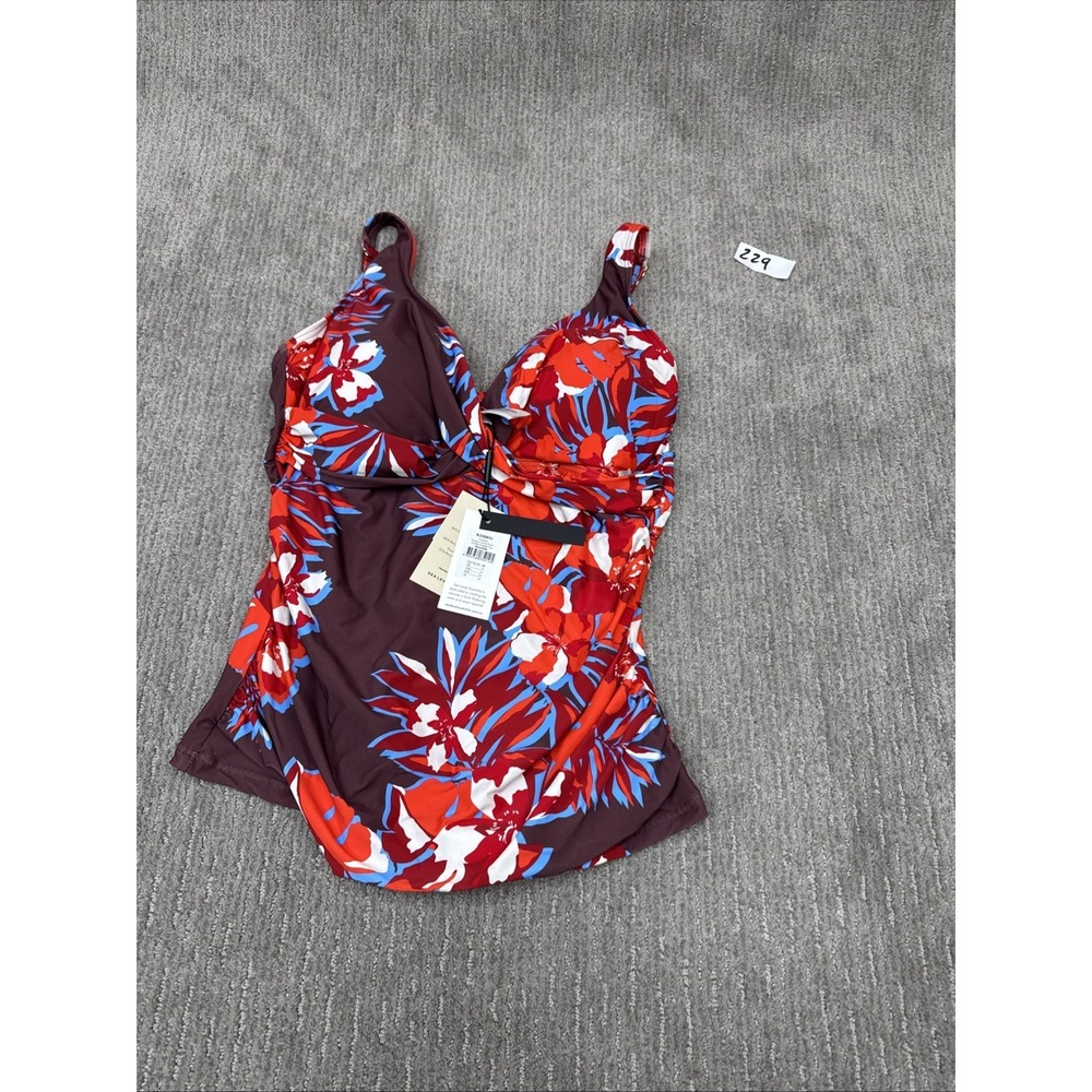 Sea LevelTuscany Crossfit Multi Fit Single Top Chocolate Color Size 12 #229